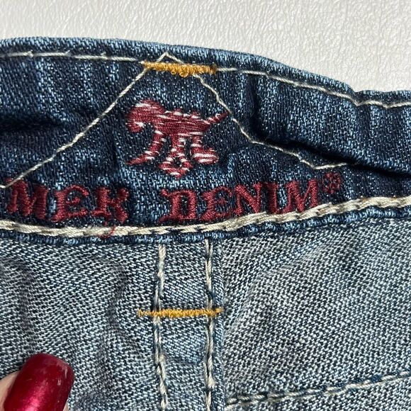MEK| Slight Factory Distressed New Mazatlan Boot CutāDenimāJeans - Picture 3 of 7
